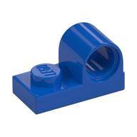 Plate Special 1 x 2 with Pin Hole on Top (Blue)