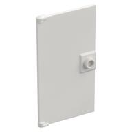 Door 1 x 4 x 6 Smooth with Chamfered Handle Plinth (White)