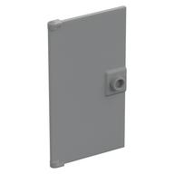 Door 1 x 4 x 6 Smooth with Chamfered Handle Plinth (Light Bluish Gray)