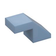 Brick Sloped 45° 2 x 1 with 2/3 Inverted Cutout and no stud (Sand Blue)