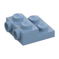 Plate Special 2 x 2 x 2/3 with Two Studs On Side and Two Raised [Solid Anti-stud] (Sand Blue)