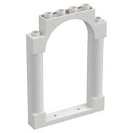 Panel 1 x 6 x 7 with 2 Columns and Arch (White)