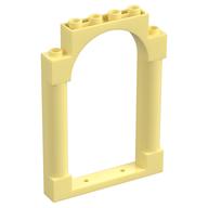 Panel 1 x 6 x 7 with 2 Columns and Arch (Bright Light Yellow)