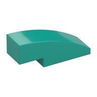 Brick Curved 3 x 1 No Studs (Dark Turquoise)