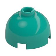 Brick Round 2 x 2 Dome Top, Hollow Stud (Dark Turquoise)