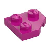 Wedge Plate 2 x 2 Cut Corner (Magenta)