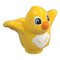 Duplo Animal Bird with White Chest and Orange Beak Print (Yellow)