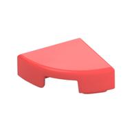 Tile Round 1 x 1 Quarter (Coral)