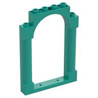 Panel 1 x 6 x 7 with 2 Columns and Arch (Dark Turquoise)