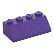 Brick Sloped 45° 2 x 4 (Dark Purple)
