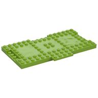 Plate Special 9 x 16 x 2/3 with 1 x 4 Recessed (Lime)