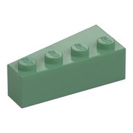 Brick Wedged, Angled 4 x 2 Right (Sand Green)