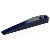Brick Wedged, Curved 10 x 3 Right (Dark Blue)
