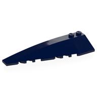 Brick Wedged, Curved 10 x 3 Left (Dark Blue)