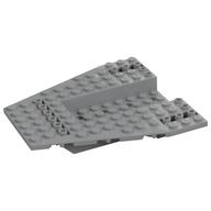 Wedge Plate Special 12 x 12 with 4 x 8 Recessed, Pin Holes (Light Bluish Gray)