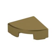 Tile Round 1 x 1 Quarter (Metallic Gold)