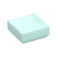 Tile 1 x 1 with Groove (Light Aqua)