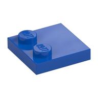 Plate Special 2 x 2 with Only 2 studs (Blue)