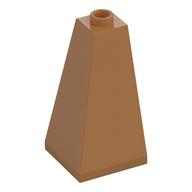 Brick Sloped 75° 2 x 2 x 3 Double Convex (Medium Nougat)