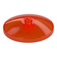 Dish 4 x 4 Inverted with Open Stud [Radar] (Trans-Neon Orange)