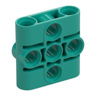 Technic Connector Beam 3 x 3 (Dark Turquoise)