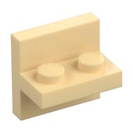 Bracket 2 x 2 with 1 x 2 Vertical Studs (Tan)