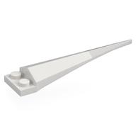 Plate Special 1 x 2 with Angular Extension and Flexible White Tip (White)
