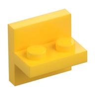 Bracket 2 x 2 with 1 x 2 Vertical Studs (Yellow)