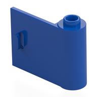 Door 1 x 3 x 2 Right - Open Between Top and Bottom Hinge (Blue)