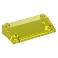 Brick Sloped 33° 3 x 6 No Inner Walls (Trans-Yellow)