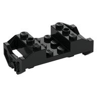 Wheel Holder, Train Wheel RC Train, Holder, Open Axle (Black)