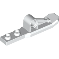 Helicopter Landing Ski 1 x 6 with Pin Hole (White)
