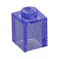 Brick 1 x 1 (Glitter Trans-Purple)
