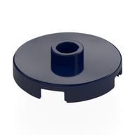 Plate Special Round 2 x 2 with Center Stud (Jumper Plate) (Dark Blue)