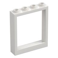 Door Frame 1 x 4 x 4, no Holes (White)