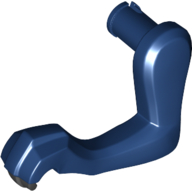 Animal Body Part, Dinosaur, Raptor Arm / Leg, Left with Black Pin, Black Claws Print (Dark Blue)