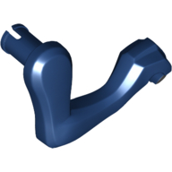 Animal Body Part, Dinosaur, Raptor Arm / Leg, Right with Black Pin, Black Claws Print (Dark Blue)