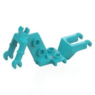 Vehicle Base, Motorcycle Chassis, Clip for Handle (Medium Azure)