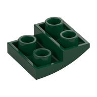Brick Curved Inverted 2 x 2 x 2/3 (Dark Green)