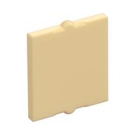 Glass for Window 1 x 2 x 2 Flat (Tan)