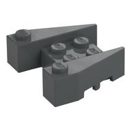 Brick Wedged 3 x 4 [Stud Notches] (Dark Bluish Gray)
