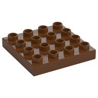 Duplo Plate 4 x 4 (Reddish Brown)