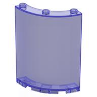 Panel 4 x 4 x 6 Quarter Cylinder (Trans-Purple)