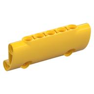 Technic Panel Curved 7 x 3 with 2 Pin Holes through Panel Surface (Yellow)