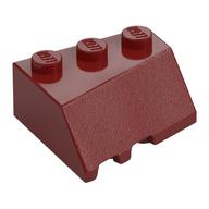 Brick Wedged, Sloped 45° 3 x 3 Right (Dark Red)