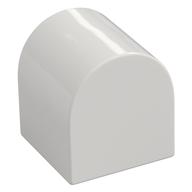 Duplo Brick 2 x 2 x 2 Curved Top (White)