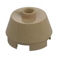 Brick Round 2 x 2 Truncated Cone (Dark Tan)
