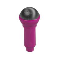 Musical Instrument Microphone with Silver Top Half Screen Print (Magenta)