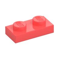 Plate 1 x 2 (Coral)