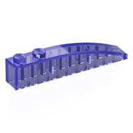 Brick Curved 6 x 1 (Trans-Purple)